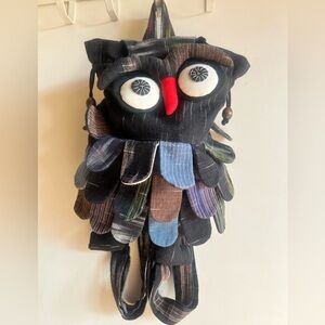Colorful Owl Backpack 15 “. Use 1 time